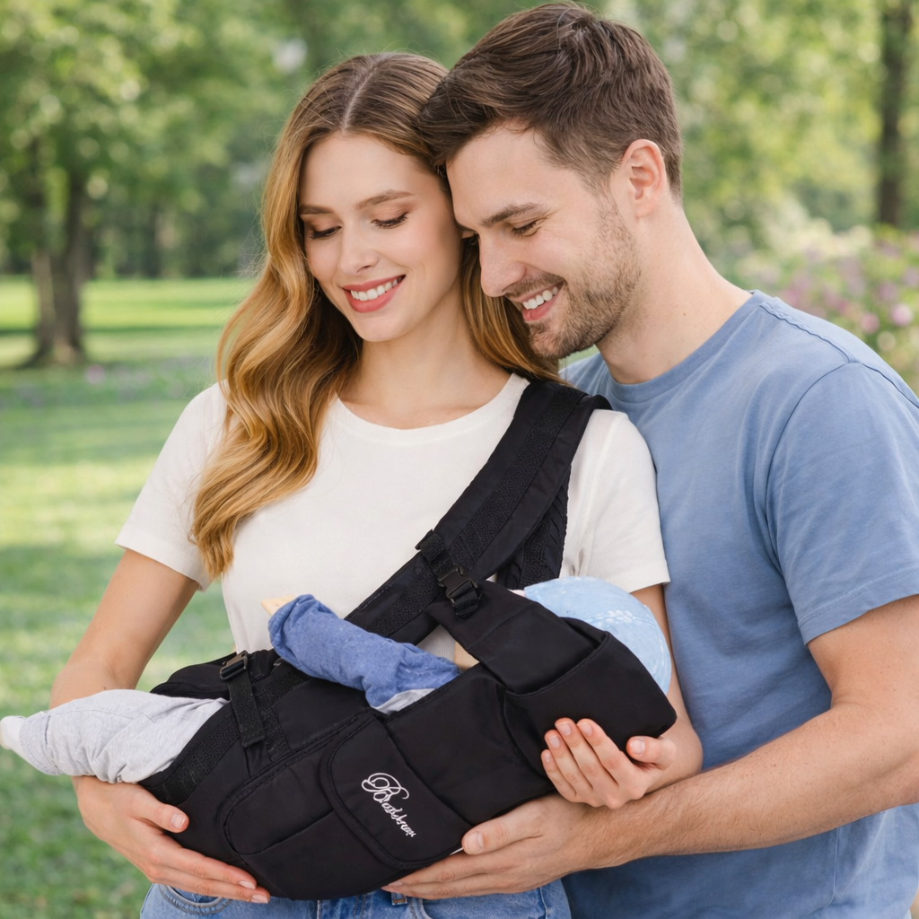 Lino I Ergonomische 2in1 Babytrage mit Wickelrucksack