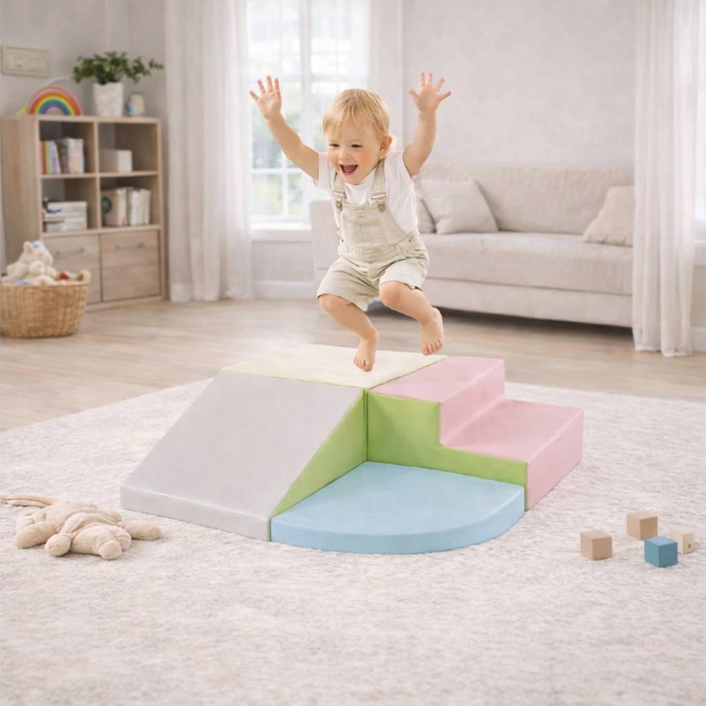 Lino I Indoor Spielrutsche aus Schaumstoff für Kinder