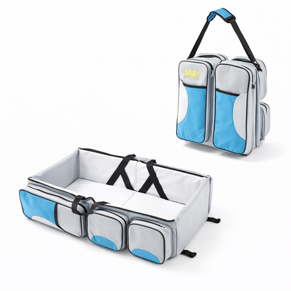 Ravi I Faltbares 2in1 Babybett für Zuhause & unterwegs mit Taschen