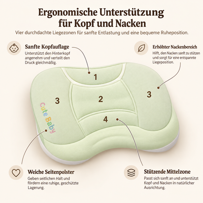 Kalea I Kühlendes Kinderkissen mit atmungsaktivem Bezug