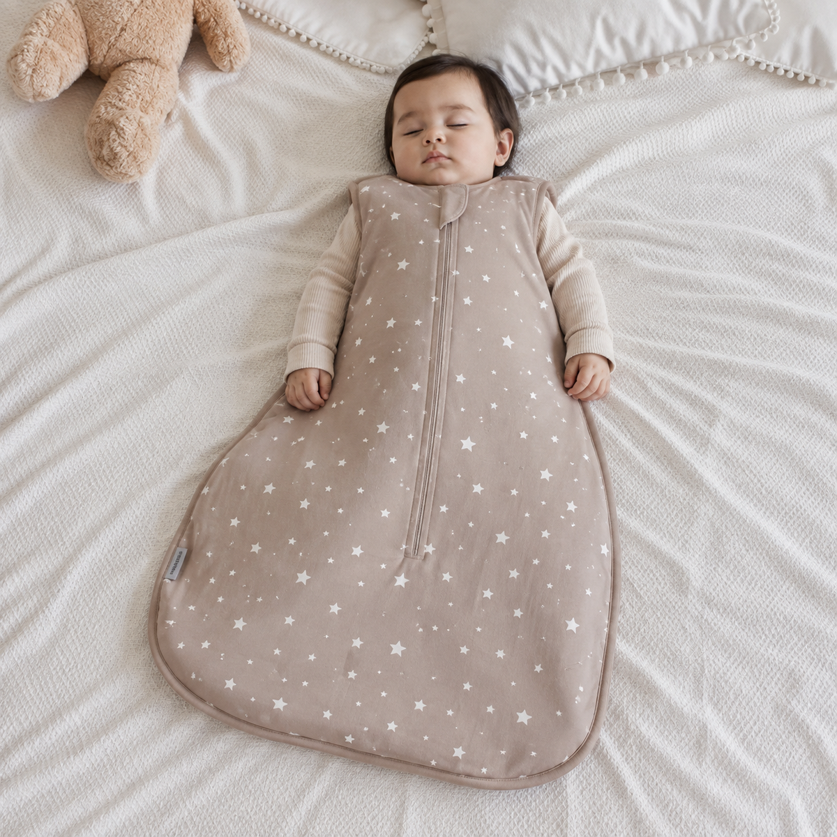 Luma I Warmer Babyschlafsack aus Baumwolle für 0–24 Monate