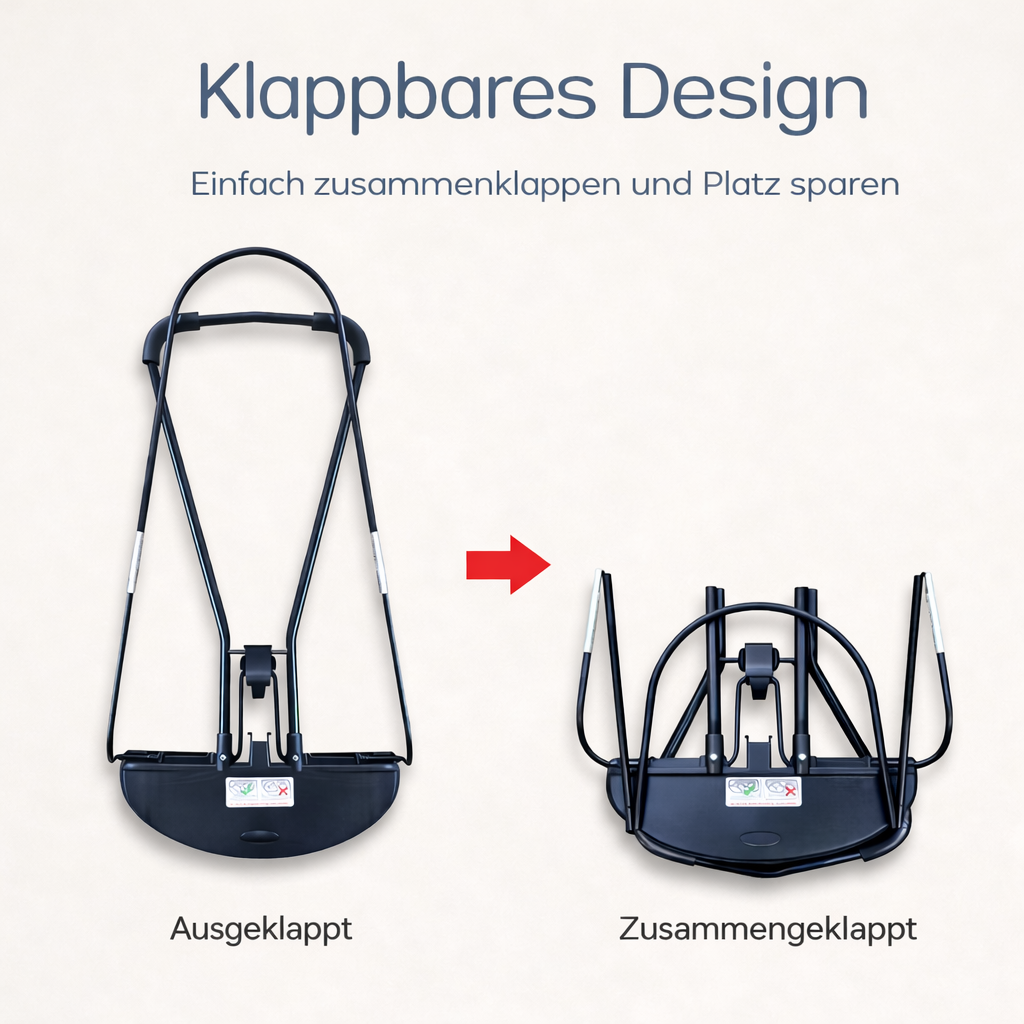 Kivo I Babyschaukelstuhl mit Spielzeug & Klappfunktion