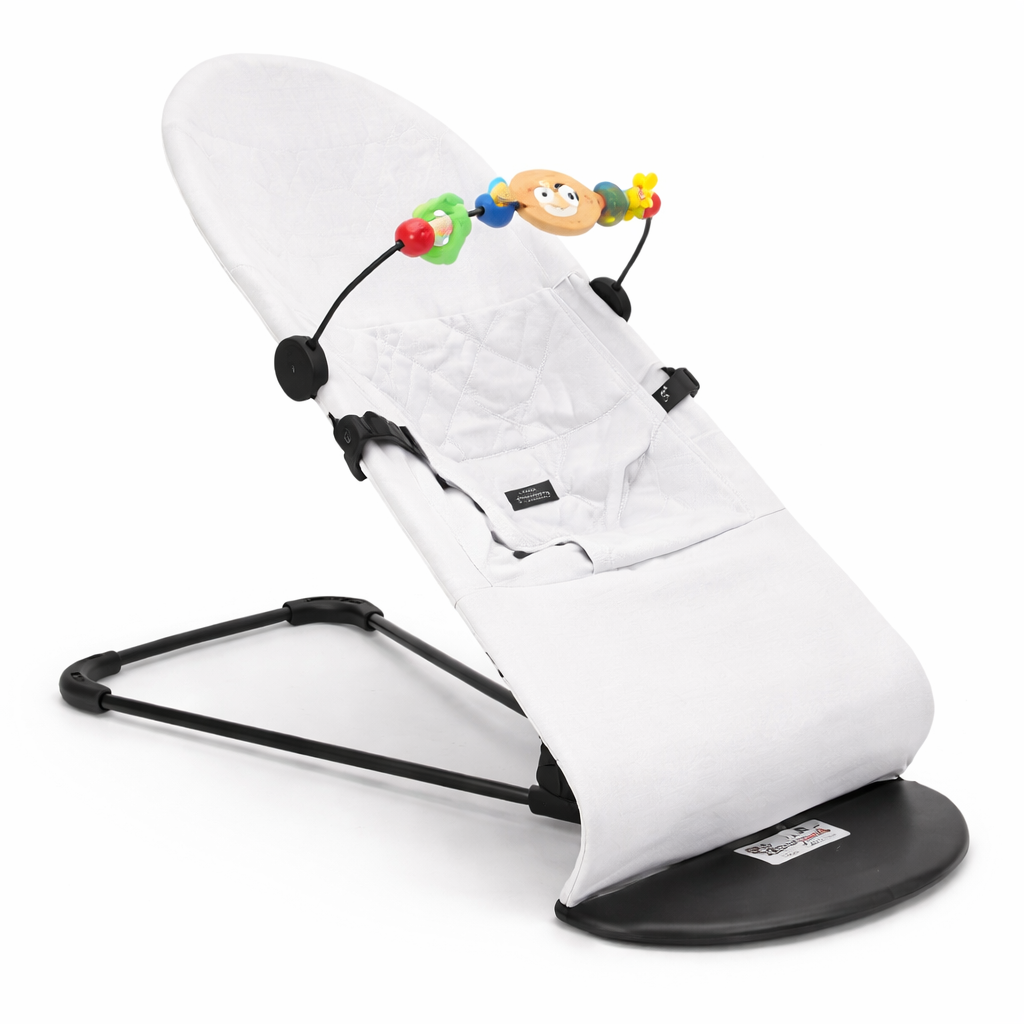 Kivo I Babyschaukelstuhl mit Spielzeug & Klappfunktion