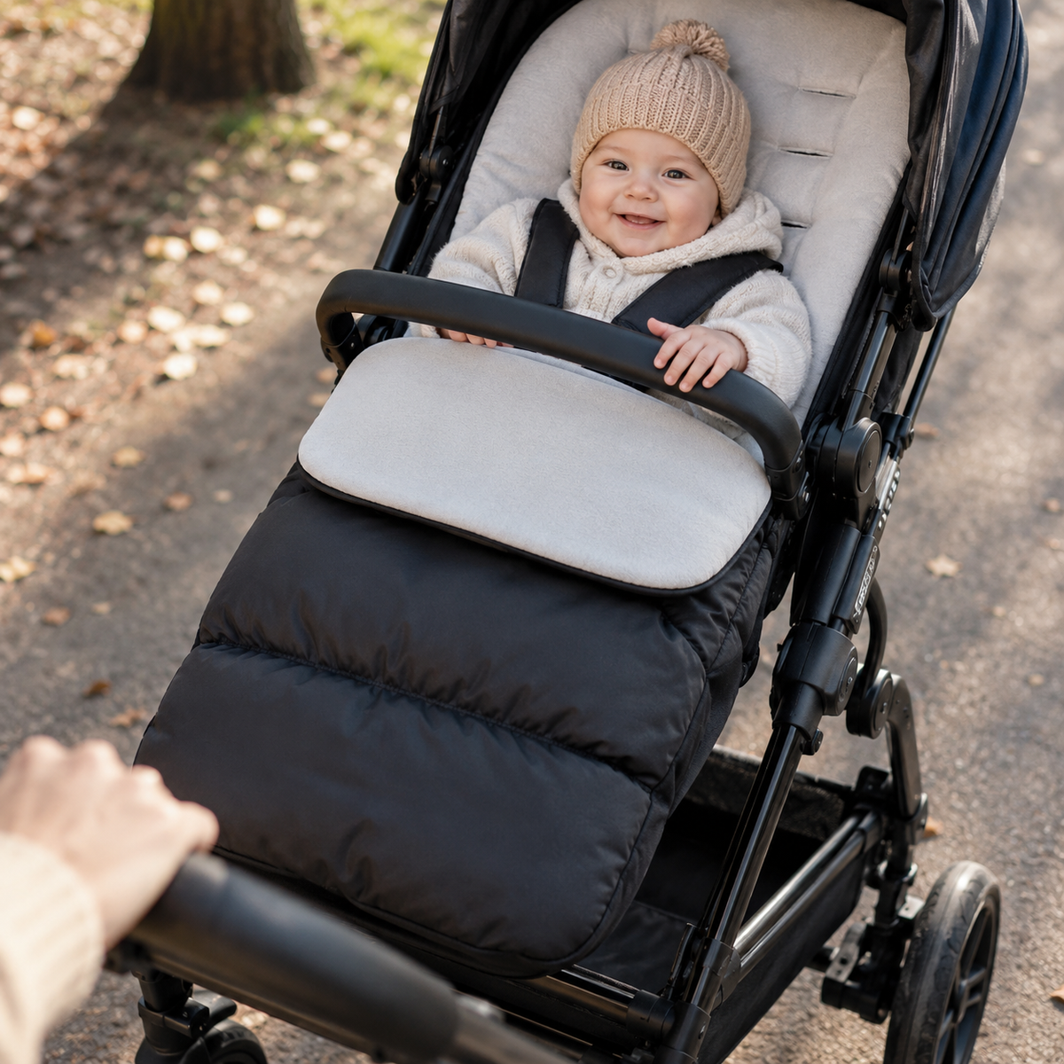 Miro I Warmer Kinderwagen-Fußsack mit weicher Polsterung