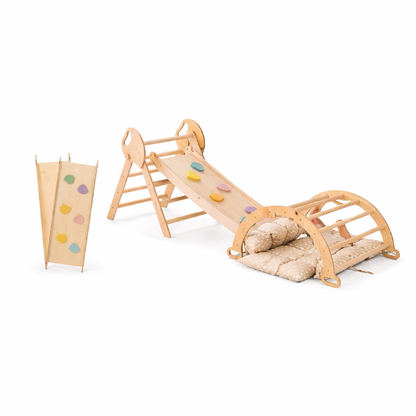 Kivo I Indoor Holz Kletter- & Spielgerüst für Kinder