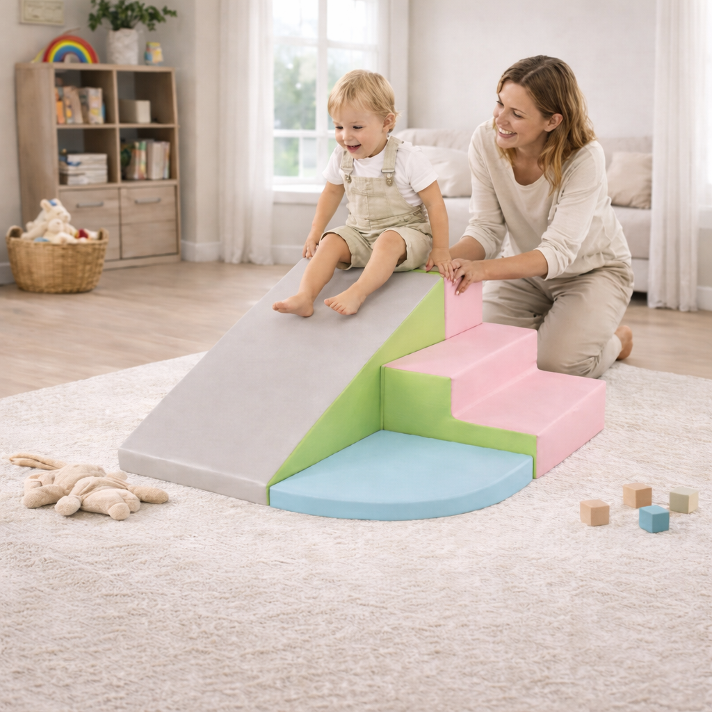 Lino I Indoor Spielrutsche aus Schaumstoff für Kinder