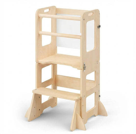 Liora I 3-in-1 Spiel- & Lernturm aus Holz für Kinder