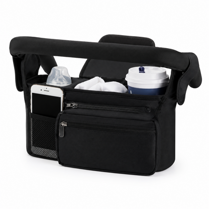 Navo I Universeller Kinderwagen-Organizer mit Getränkehalter & Handytasche