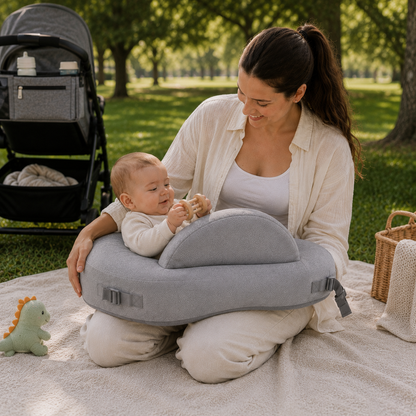 Elara I Ergonomisches Stillkissen aus Memory-Schaum in Herzform